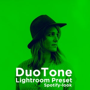 Lightroom DuoTone Preset | Spotify Preset | Spotify Lightroom Preset |DuoTone | Lightroom Preset |Duotone Preset
