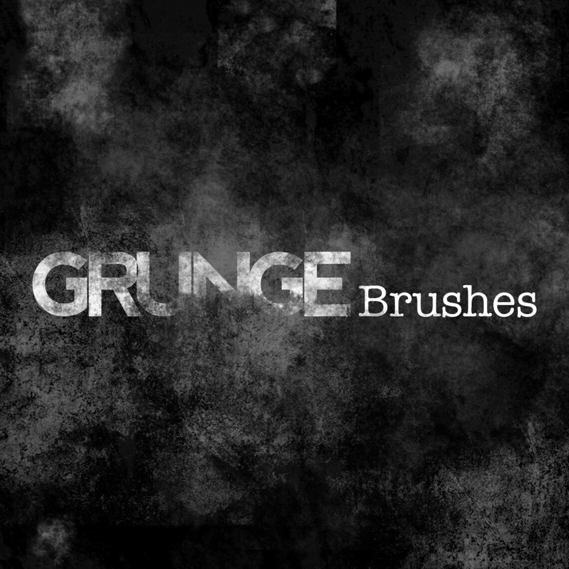 Grunge Brushes for Grunge Brushes Brushes GIMP Brushes GIMP Brush Etsy