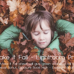 Fall Color Lightroom Preset | Make It Fall Lightroom Preset | Lightroom presets | Fall coloring Lightroom preset | Adobe Lightroom Presets