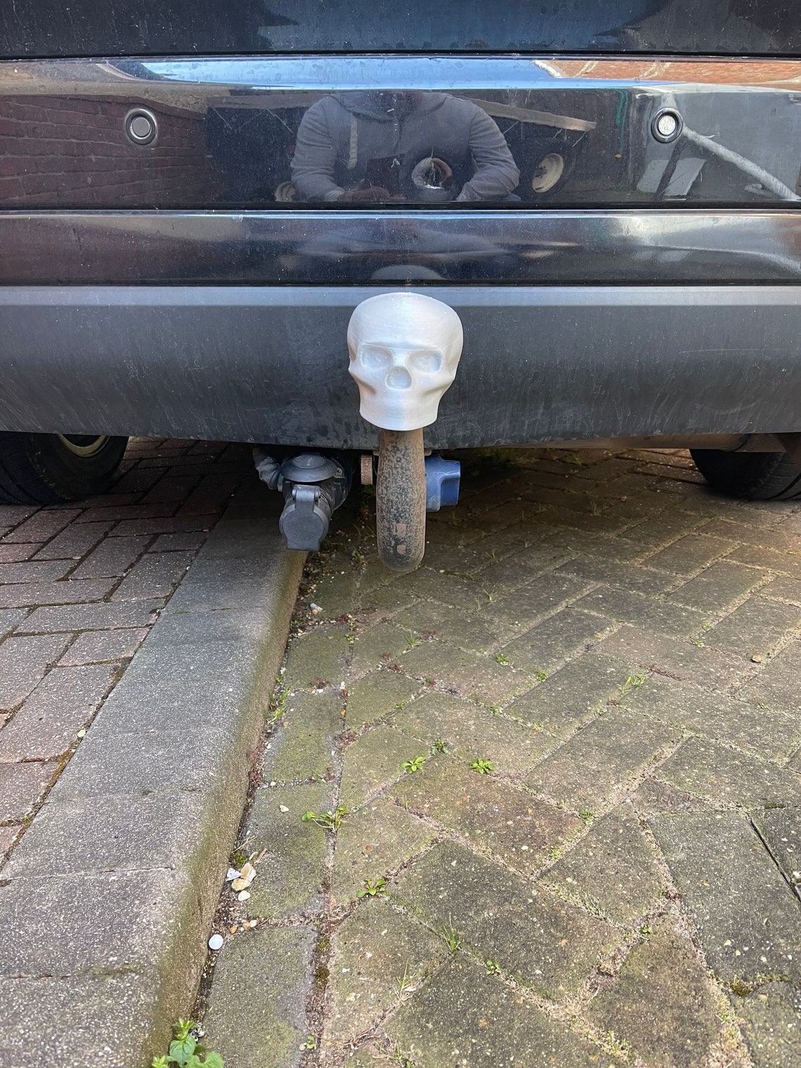 Skull Towbar Towball Tow Bar Cover Tow Bar Cap Etsy