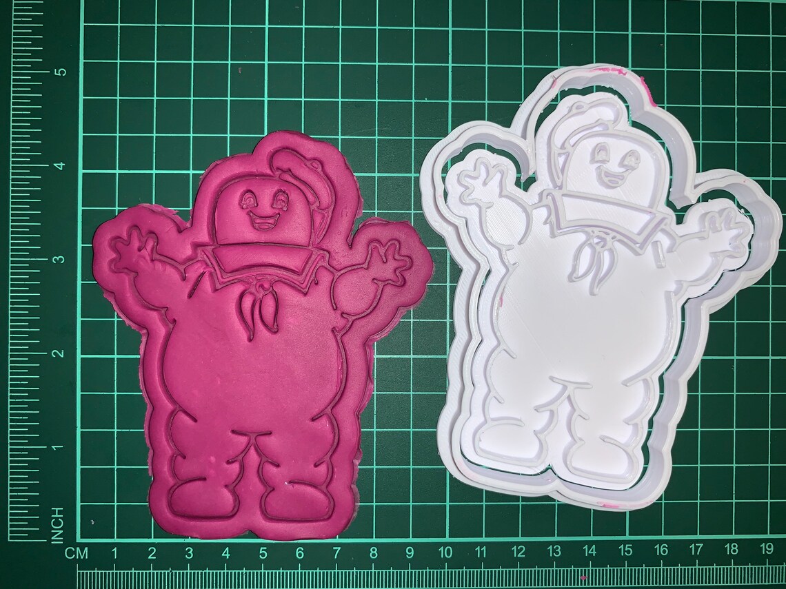 Ghostbusters Stay Puft Marshmallow Man Cookie Cutter Fondant Etsy