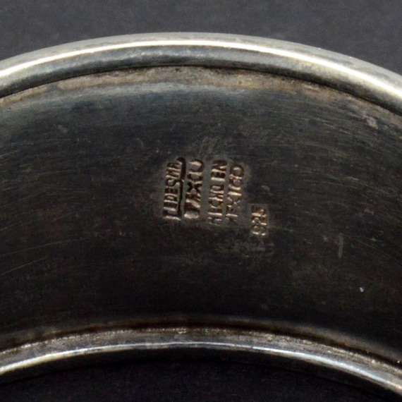 Ledesma Signed Fish Bracelet - Round Hinged Sterl… - image 10