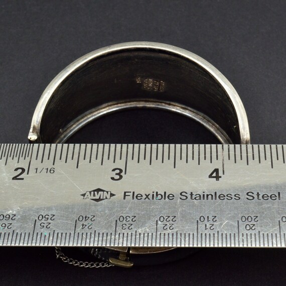 Ledesma Signed Fish Bracelet - Round Hinged Sterl… - image 9