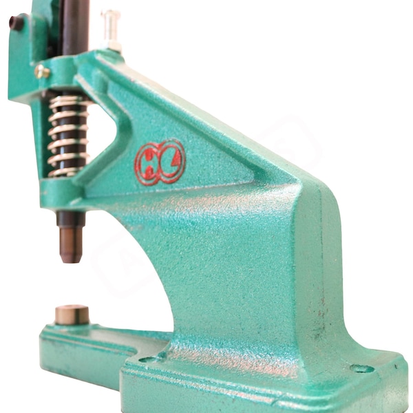 Green Hand Press Machine for Fixing Press Studs Eyelets Rivet Leathercraft