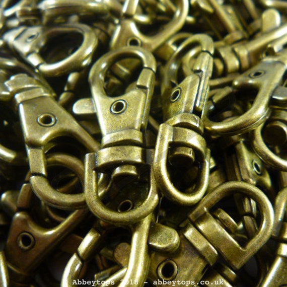 Buy 37mm Lobster Swivel Clasps Clips Bag Key Ring Hook Findings