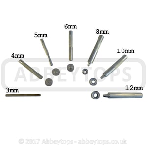 Grommet Tool Kit 2, 3, 4, 5, 7 MM Eyelet Setting Tool Grommet