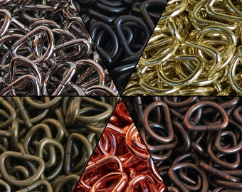 D Rings Webbing And Leather Craft x50