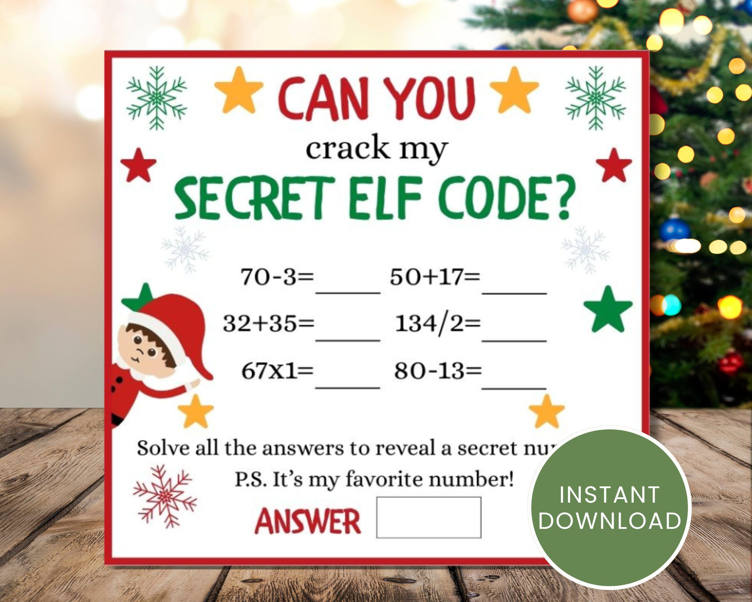 6-7 Elf Prop, PRINTABLE, 67 Elf Math, 67 Riddle, Six Seven Meme, Elf ...