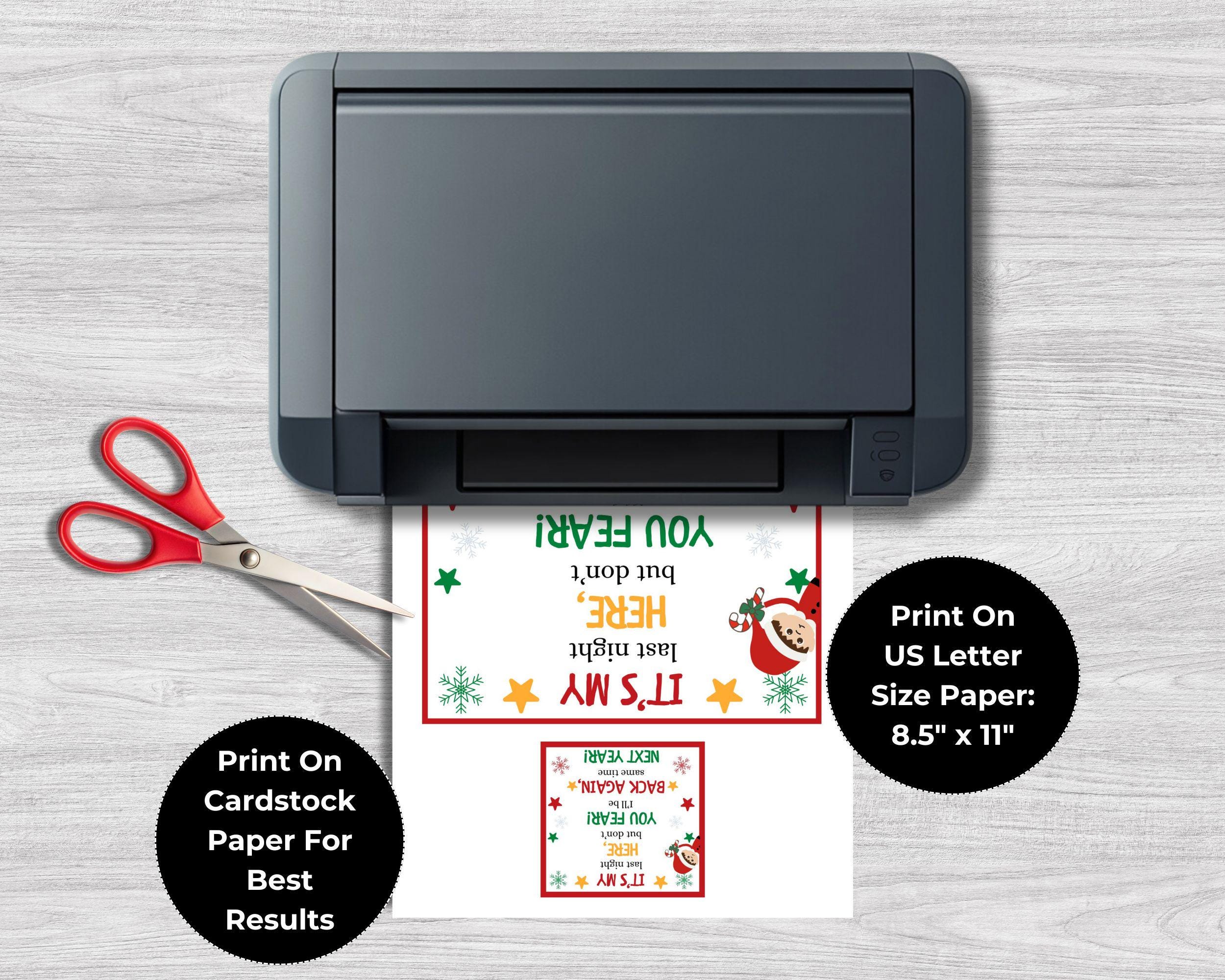 Elf Goodbye Letter, PRINTABLE, Elf Departure Note, Elf I'll Be Back ...