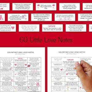 Romantic Love Notes, PRINTABLE Reasons I Love You, Pocket Love Notes, I Love You Notes, Valentines Love Cards, Anniversary Gift for Him, Her