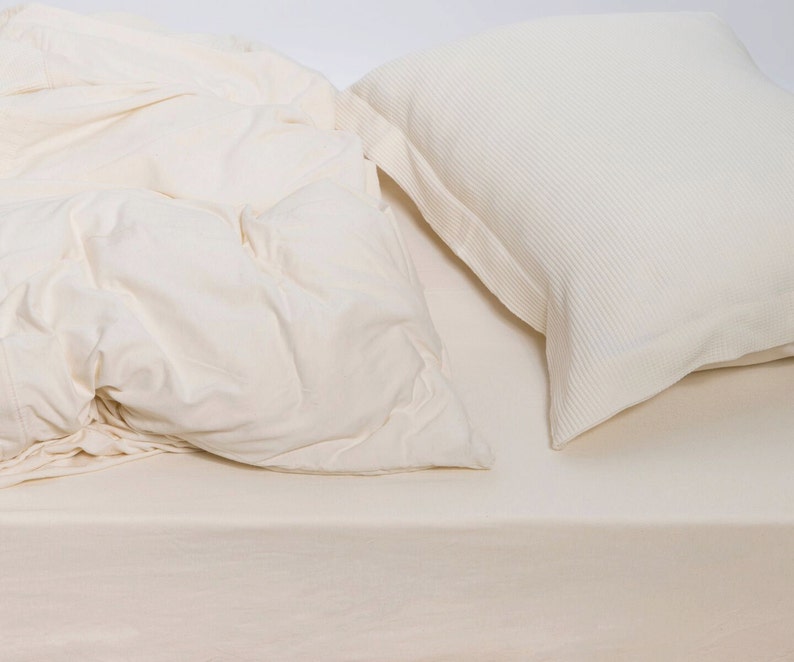 Ivory Thermal Duvet Cover Set Organic Cotton Duvet Cover Queen Etsy