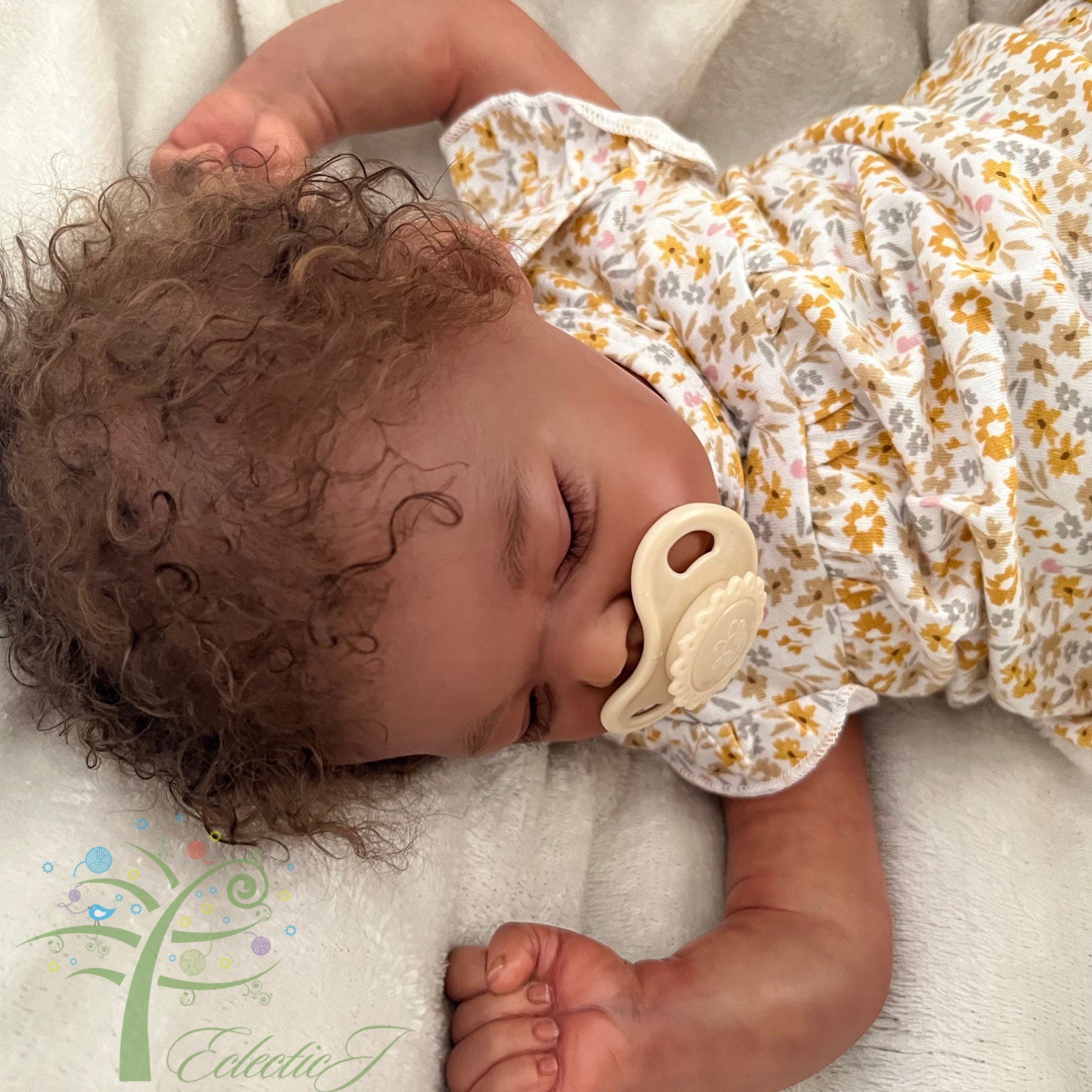 Boneca Bebê Reborn Afro Americana Reborn Baby Dolls, NCol Realistic Baby  Dolls - Miami Outlet Importados