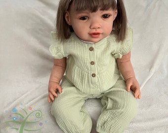 Reborn Toddler Doll / 26” tall / 1 year old / Caitlin sculpt / realistic baby girl doll