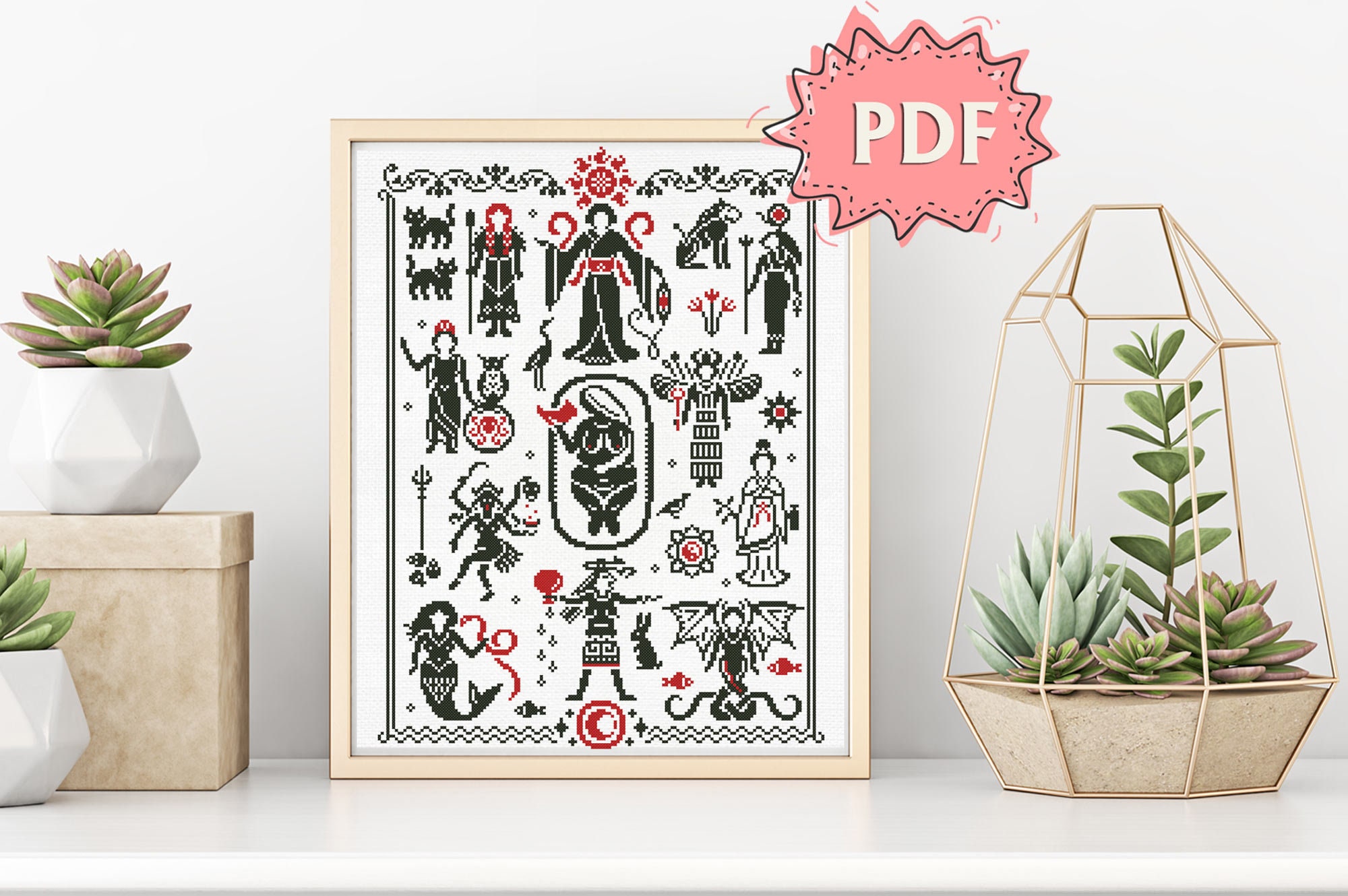 Eternal Goddess Cross Stitch Pattern // Goddesses Inspired - Etsy