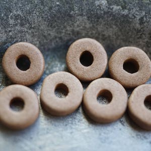 FREE SHIPPING Cafe Rings, Ceramic Beads, Beads, 104-1sa