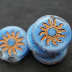 lastones.Golden Sun, Czech Beads, Beads, 141-3sa