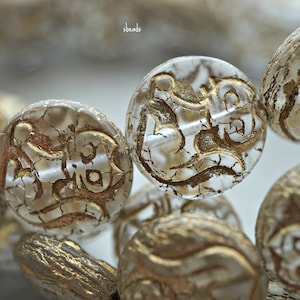 FREE SHIPPING Sweet Kitty, Czech Beads, Animal Beads, Beads, 181-1sa