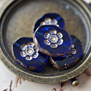FREE SHIPPING Blue Ovals, Oval Beads, Czech Beads, NEW Beads 196-3sa