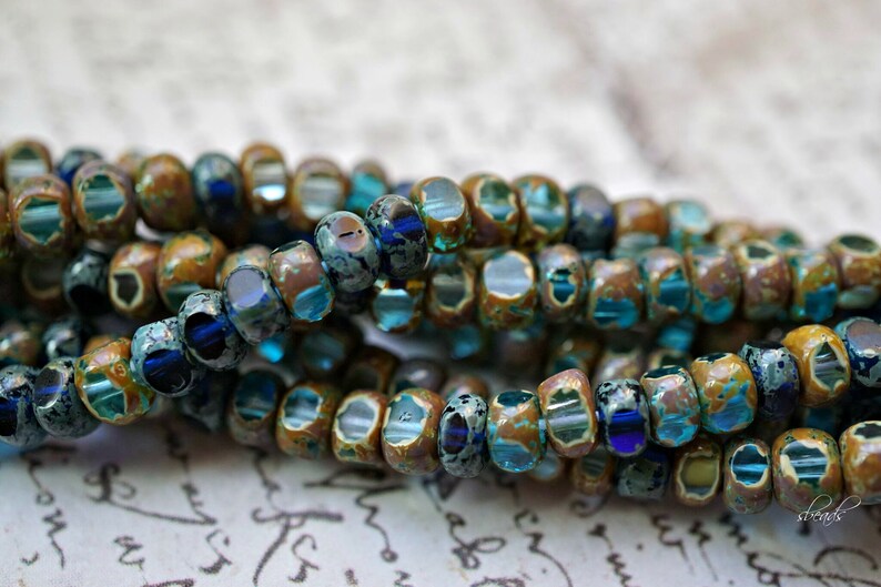 FREE SHIPPING Aqua Mix, Seed Beads, Seed Beads, Beads, HH5 Etsy