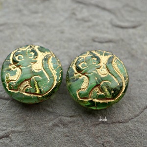 Sweet Kitty, Czech Beads, Animal Beads, Beads, 54-4s