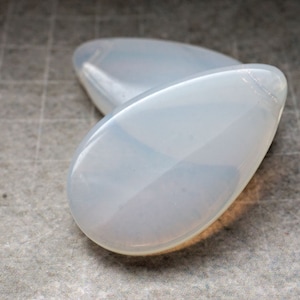 NEW Opal White, Teardrop Beads, Czech Beads, Beads, 210-5sa