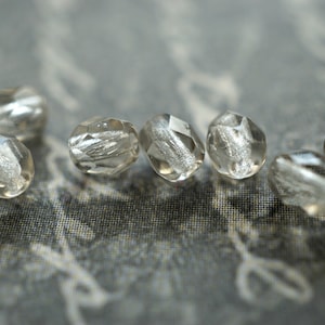 FREE SHIPPING Light Gray, Czech Beads, Beads, #10