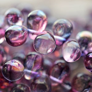 Aurora Bliss, Teardrop Beads, Czech Beads, Beads, 63-4sa