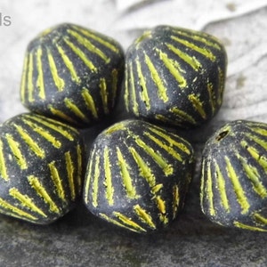 FREE SHIPPING Boho Bicone Beads, Czech Beads, Beads, 21-3sa