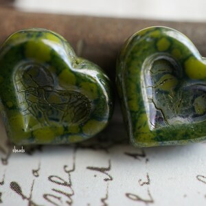 Savannah Hearts, Heart Beads, Czech Heart Beads, Beads, 56-3sa