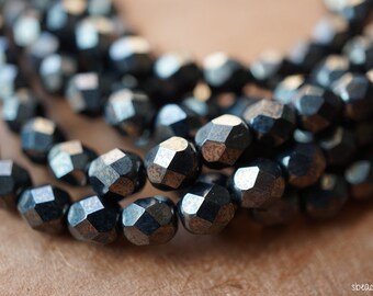 lastones Luster Black, Czech Beads, Beads, 97-1sa