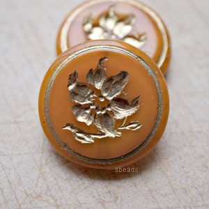 FREE SHIPPING A Flower - Flower Beads - Czech Beads - NEW  Beads 148-1sa