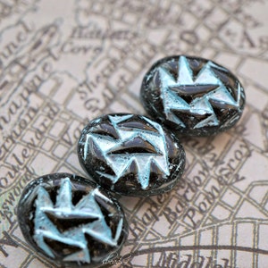 NEW  Artisan Ovals, Oval Beads, Czech Beads, Beads, 42-3sa