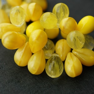 NEW Sunshine Bliss, Teardrop Beads, Czech Beads, Beads, 158-4sa