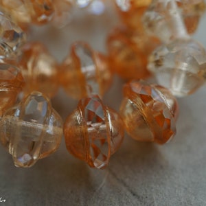 Golden Bliss, Saucer Beads, Czech Beads, 154-1s image 4