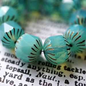NEW..Aqua Bliss, Czech Beads, Beads, 164-1sa