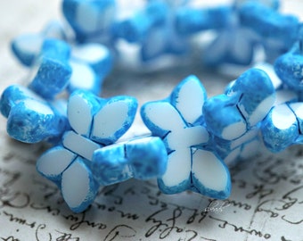 KOSTENLOSER VERSAND Frühling Schmetterling, Schmetterling, Tschechische Perlen, Beads