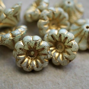 FREE SHIPPING Bell Flowers, Flower Beads, Czech Beads, Beads, 66-1sa