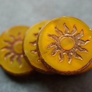 FREE SHIPPING Sahara Sun, Czech Beads, Beads, 125-3sa