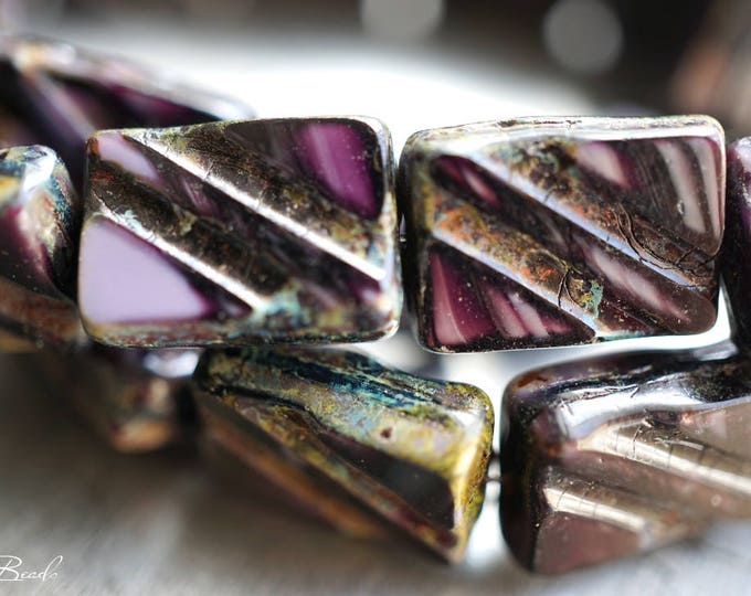 Rectangle Beeds Lastones Urban Slabs, Rectangle Beads, Czech Beads, Beads, 136-5sa - Etsy