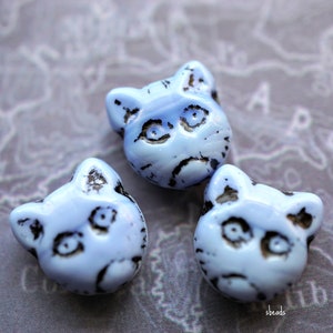 My Kitty, Czech Beads, Animal Beads, Beads, 156-5s