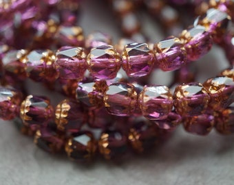 FREE SHIPPING Fall Cathedrals, Czech Beads, Beads, 134-5sa, 187-5sa