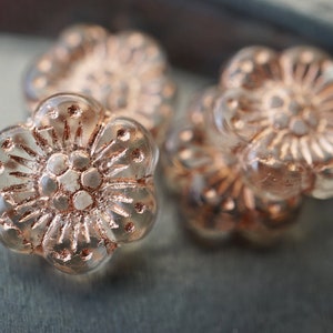 Heavenly Daisies, Flower Beads, Czech Beads, Beads, 62-4sa