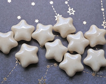 FREE SHIPPING Starlight, Star Beads, Czech Beads