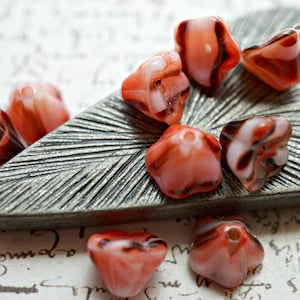 NEW Morning Bells, Flower Beads,Czech Beads, Beads, 128-1sa