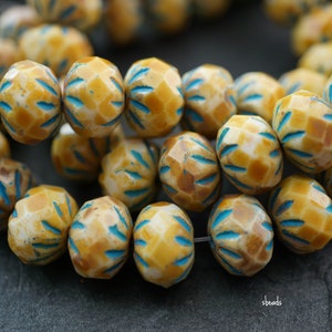 BACK IN STOCK.Antique Crullers, Cruller Beads, Czech Beads, Beads, 80-3sa