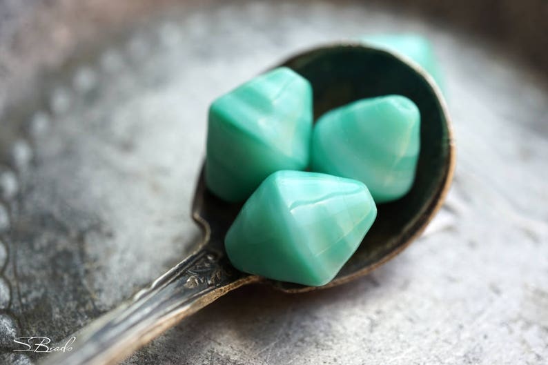 Aqua Bliss Bicones 16-2s Beads Czech Beads