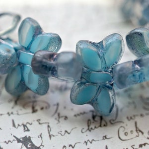lastones Blue Butterfly , Butterfly Beads, Czech Beads, Beads, 7-1sa