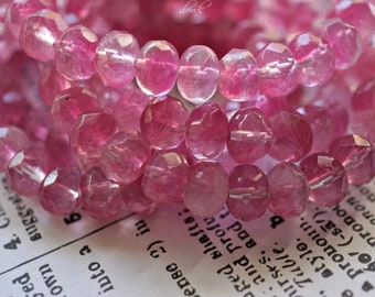 NEW.. Fuschia Bliss, Rondelle Beads, Czech Beads, Beads, 194-1sa