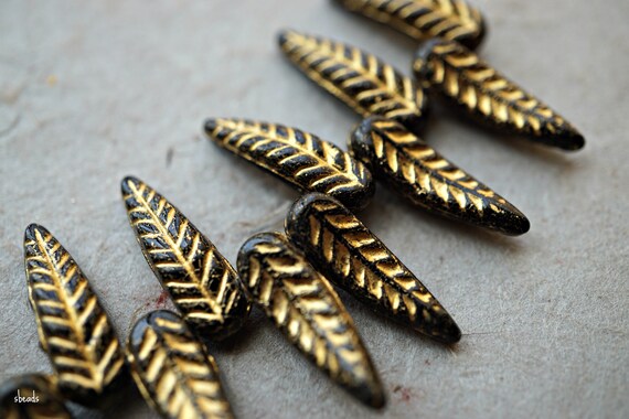 Buy A Feather, Czech Beads, Beads, 60-1s Online in India - Etsy