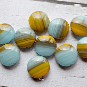 FREE SHIPPING Summer Coins, Czech Beads, Beads, 76-1, 53-5, 6-1sa